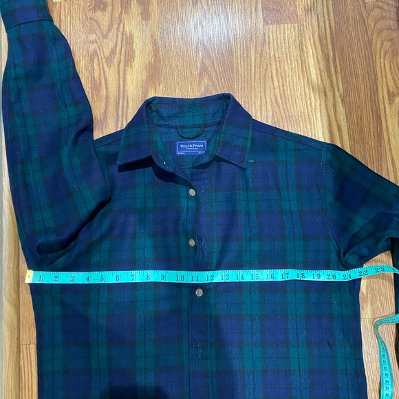 Wool&Prince Jackets & Coats Wool Prince Black Watch Shirt Jacket